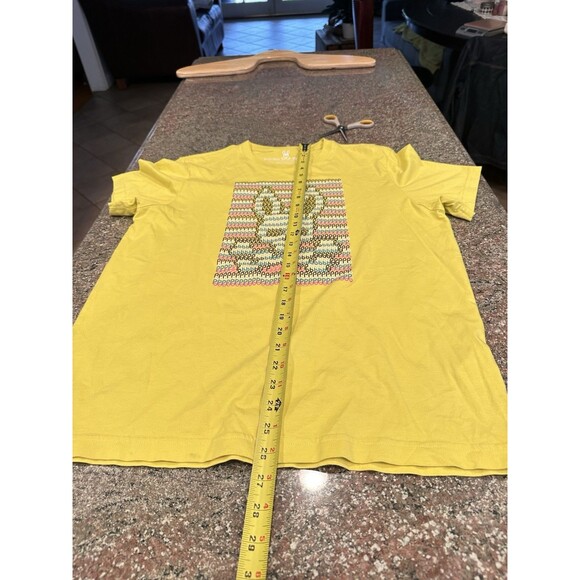 Psycho Bunny Tshirt  Print Graphic‎ Tee Lime green Short Sleeve Small - Picture 5 of 7